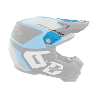 6D Helmet Visor ATR-2 Helo - Blue / Grey