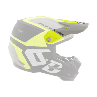 6D Helmet Visor ATR-2 Helo - Yellow / Grey