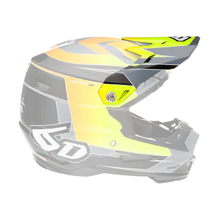 6D Helmet Visor ATR-2 Impact - Yellow / Orange
