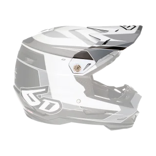 6D Helmet Visor ATR-2 Impact - White