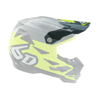 6D Helmet Visor ATR-2 Merge - Yellow / Grey / Black