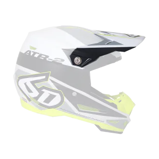 6D Helmet Visor ATR-2 Metric Mat - White