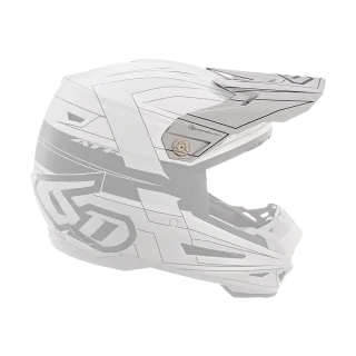 6D Helmet Visor ATR-2 Missile LE - Silver / Black