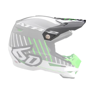 6D Helmet Visor ATR-2 Motion - Neon Green