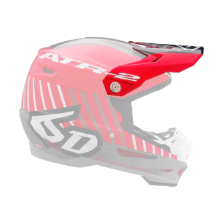 6D Helmet Visor ATR-2 Motion - Red