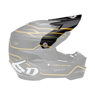 6D Helmet Visor ATR-2 Phase - Black / Gold