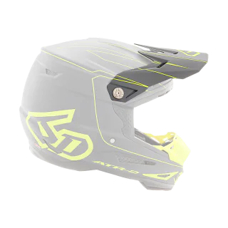 6D Helmet Visor ATR-2 Recon - Grey / Yellow