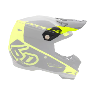 6D Helmet Visor ATR-2 Shadow - Neon Yellow