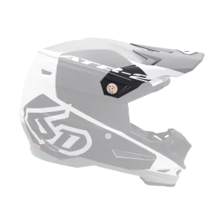 6D Helmet Visor ATR-2 Shadow - White / Black