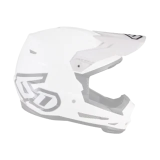 6D Helmet Visor ATR-2 Solid - Gloss White