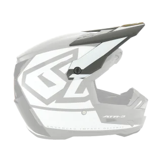 6D Helmet Visor ATR-3 Hex - White