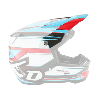 6D Helmet Visor ATR-3 Hyper - Red / Cyan