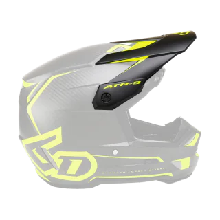 6D Helmet Visor ATR-3 Nova - Neon Yellow