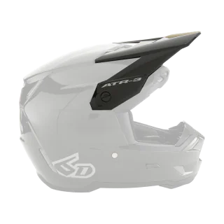 6D Helmet Visor ATR-3 Solid - Gloss Black