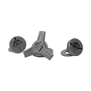6D Helmet Visor Screw Set ATR-3 - Grey - Set