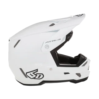 6D Youth Motocross Helmet ATR-3Y FIM Solid - White