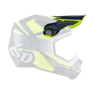 6D Youth Helmet Visor ATR-1Y Avenger - Neon Yellow