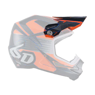 6D Youth Helmet Visor ATR-1Y Avenger - Neon Orange