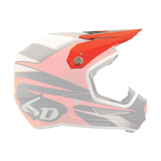 6D Youth Helmet Visor ATR-1Y Hornet Graphic - Orange