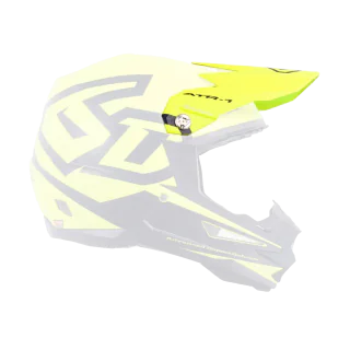 6D Youth Helmet Visor ATR-1Y Macro - Neon Yellow