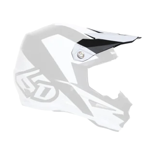 6D Youth Helmet Visor ATR-1Y Wedge - Matte Orange