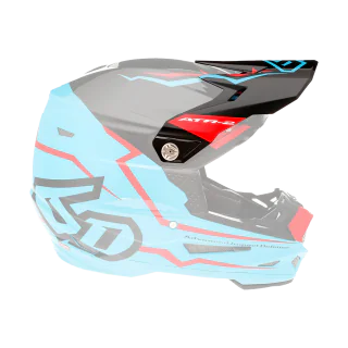 6D Youth Helmet Visor ATR-2Y Element - Cyan