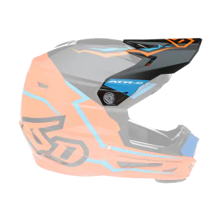 6D Youth Helmet Visor ATR-2Y Element - Neon Orange