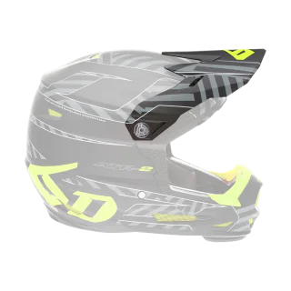 6D Youth Helmet Visor ATR-2Y Havoc - Neon Yellow / Black