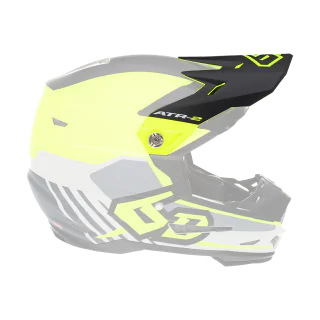 6D Youth Helmet Visor ATR-2Y Target - Neon Yellow