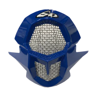 6D Mouthpiece ATR-1 Carbon - Electric Blue / White