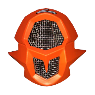 6D Mouthpiece ATR-1 Edge - Neon Orange / White