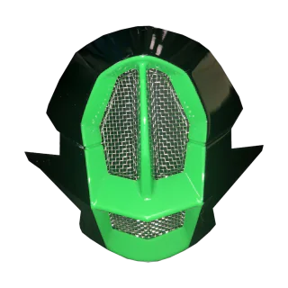 6D Mouthpiece ATR-1 Maze Graphic - Green Gloss