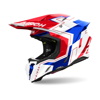 Airoh Motocross Helmet Twist 3 Dizzy - Gloss Blue / Red