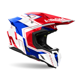 Airoh Motocross Helmet Twist 3 Dizzy - Gloss Blue / Red