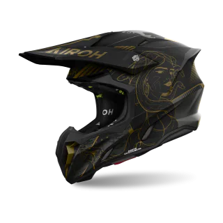 Airoh Motocross Helmet Twist 3 Titan - Matte Black