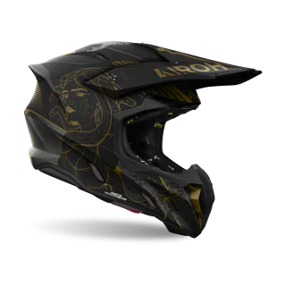 Airoh Motocross Helmet Twist 3 Titan - Matte Black