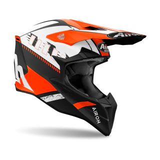 Airoh Motocross Helmet Wraap Feel - Matte Orange