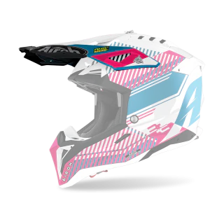 Airoh Helmet Visor Aviator 3 Wave - Pink / Chrome
