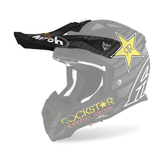 Airoh Helmet Visor Aviator Ace Rockstar - Matte White / Black