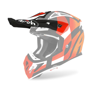 Airoh Helmet Visor Aviator Ace Trick - Matte Fluo Orange