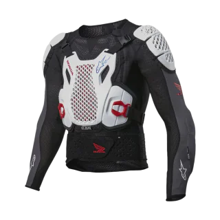 Alpinestars Chest Protector Vest Bionic Plus V2 Honda - Black / White / Blue / Red