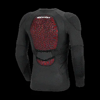 Alpinestars Chest Protector Vest Soft Bionic Plasma LT Lang - Black / White