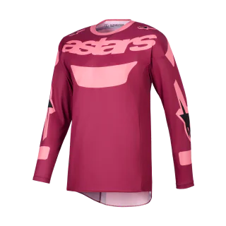 Alpinestars Motocross Jersey 2026 Racer Riway - Dark Red / Coral