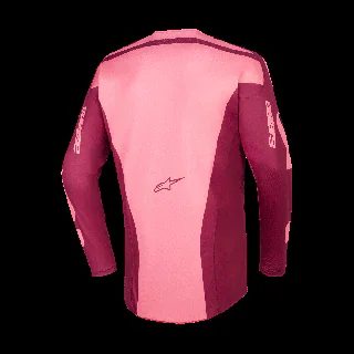 Alpinestars Motocross Jersey Racer Riway - Dark Red / Coral