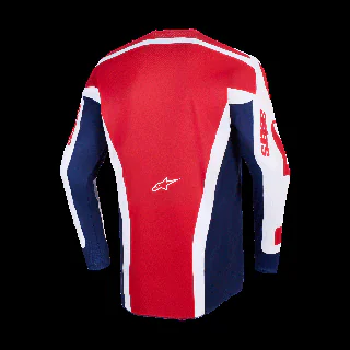 Alpinestars Motocross Jersey Racer Riway - White / Blue / Red
