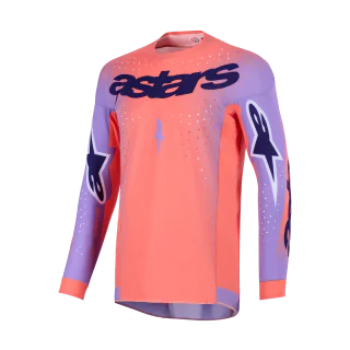 Alpinestars Motocross Jersey 2026 Supertech Scenz - Hot Coral / Purple