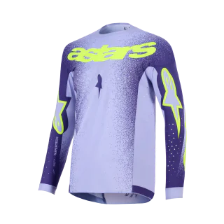 Alpinestars Motocross Jersey 2026 Supertech Scenz - Purple / Fluo Yellow
