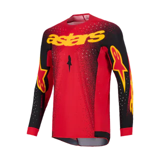 Alpinestars Motocross Jersey 2026 Supertech Scenz - Red / Black / Yellow