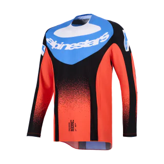 Alpinestars Motocross Jersey 2026 Techstar Knif - Orange / Black / Ucla / Blue