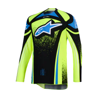 Alpinestars Motocross Jersey 2026 Techstar Nomur - Dark Navy / Fluo Yellow / Ucla / Blue